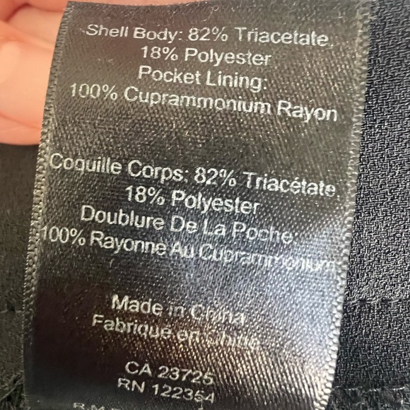 Aritzia Babaton Black Ankle Pull On Cohen Trouser Size 6 | Workwear - Picture 6 of 7